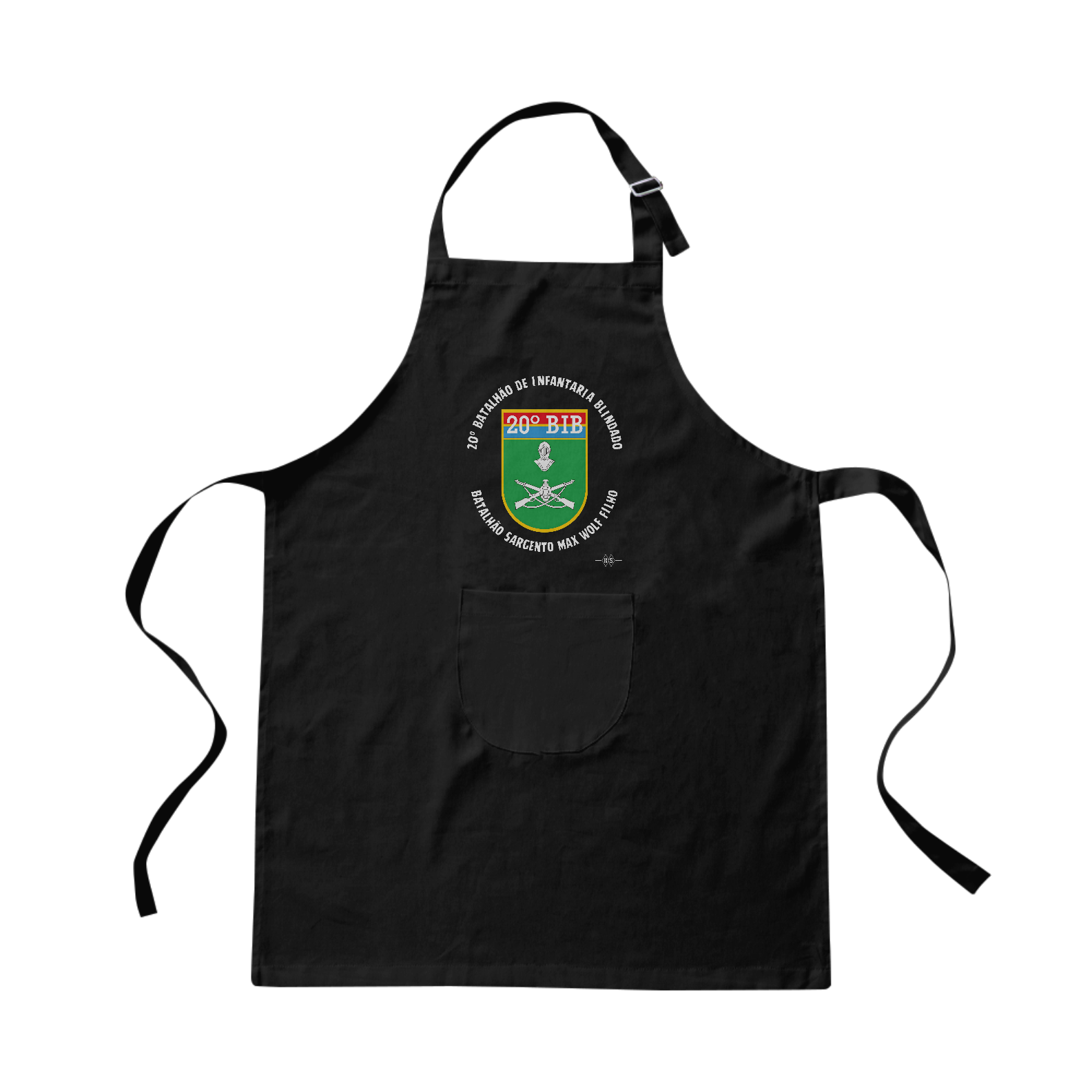 Avental 20º BIB preto