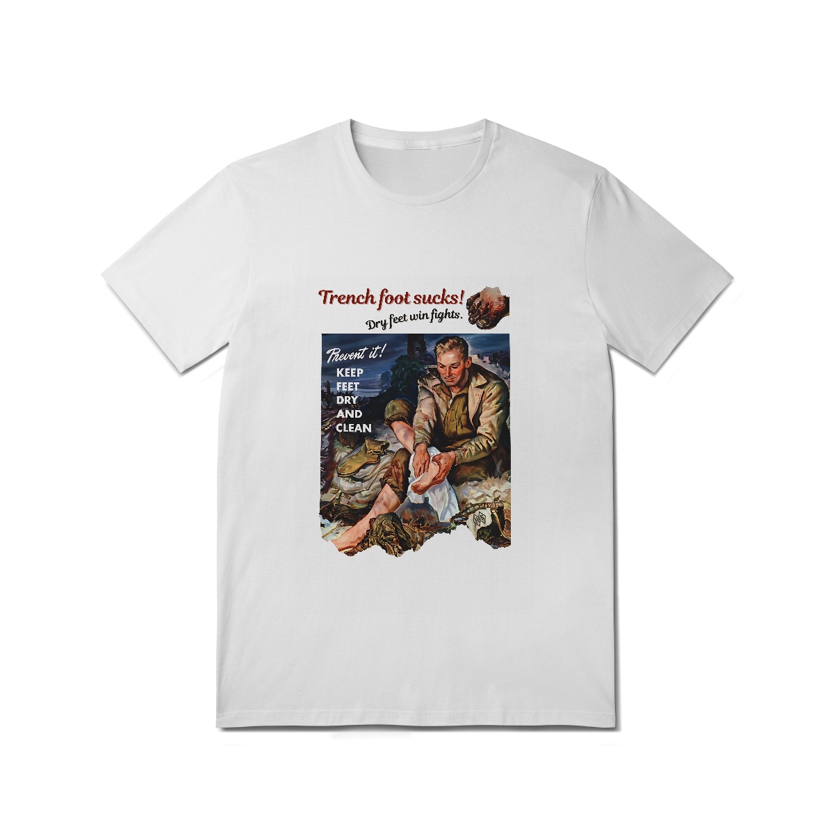 Camiseta Pé de Trincheira