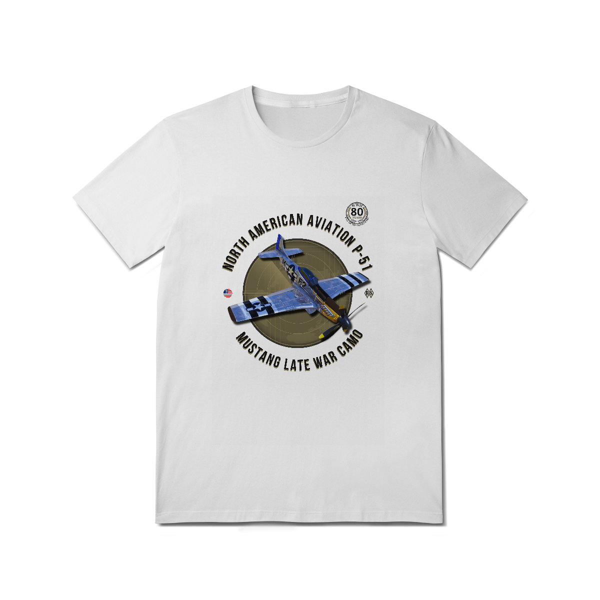 Camiseta P-51 Mustang