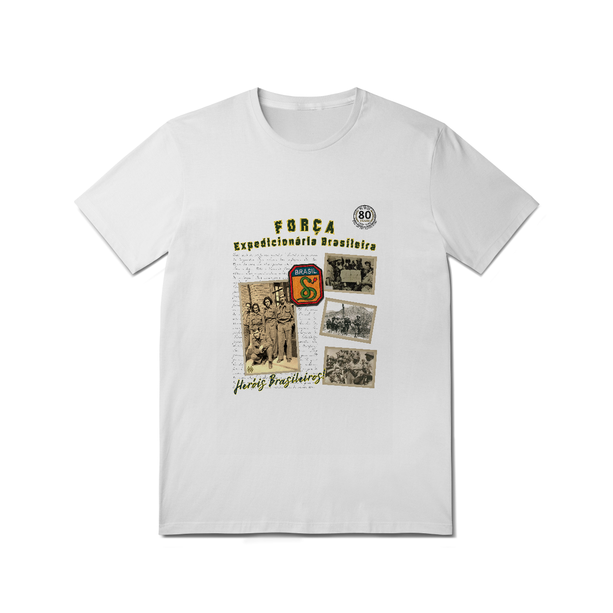 Camiseta FEB Heróis Brasileiros