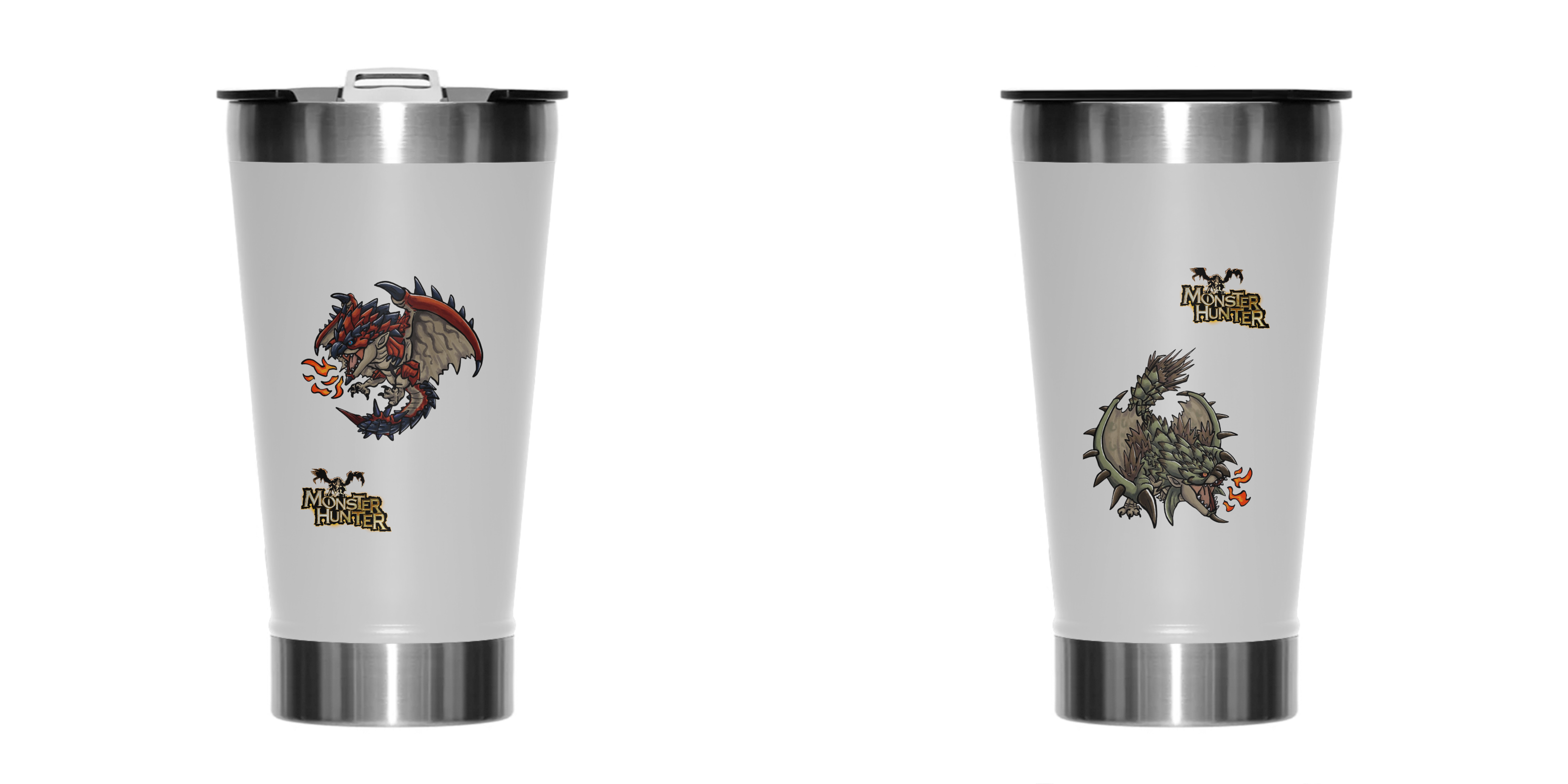 Copo Térmico - Rathalos & Rathian - Monster Hunter