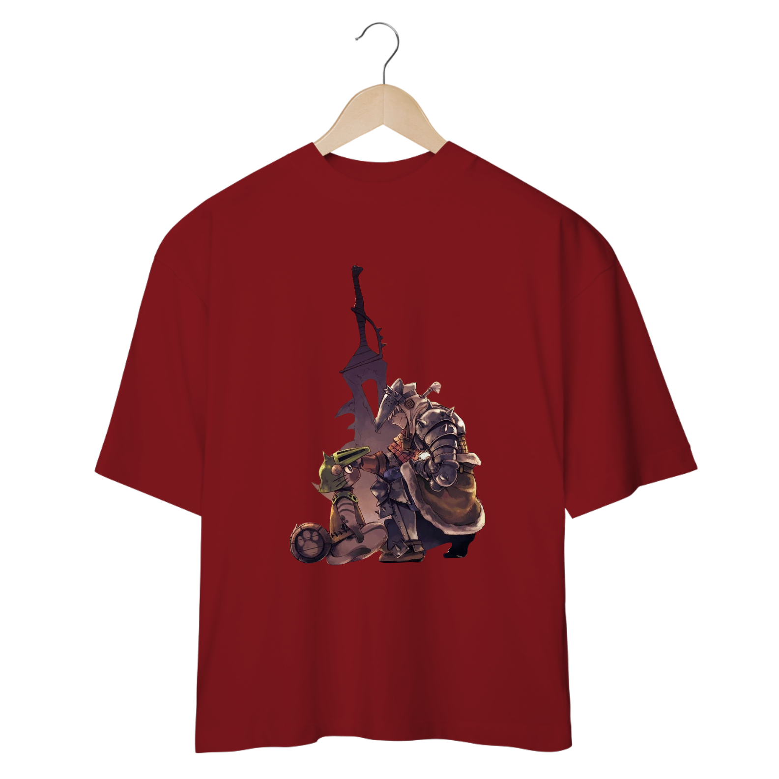 Camiseta Oversized - Caçador & Amigato - Monster Hunter