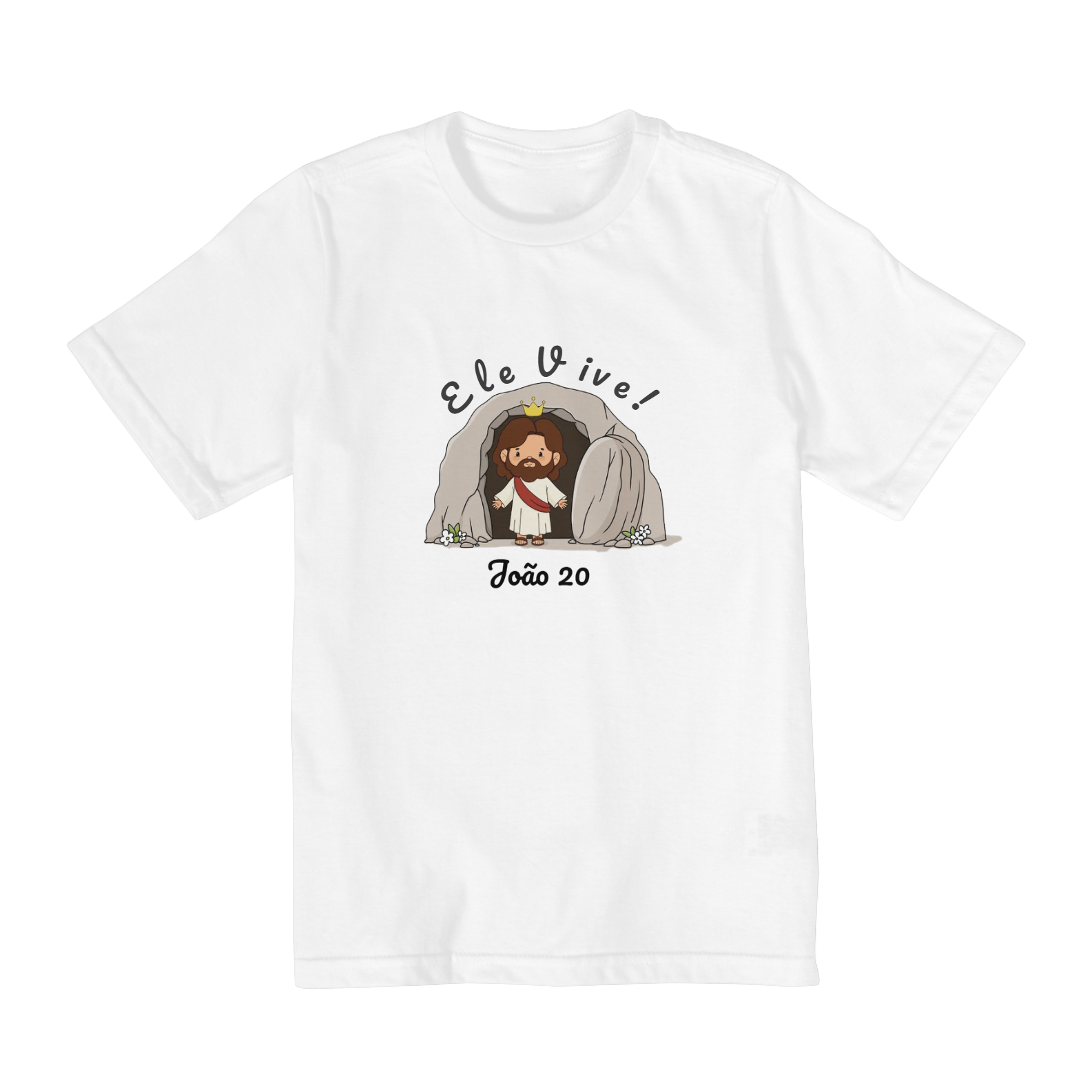 Camisa Infantil 2 a 8 anos - Ele Vive!