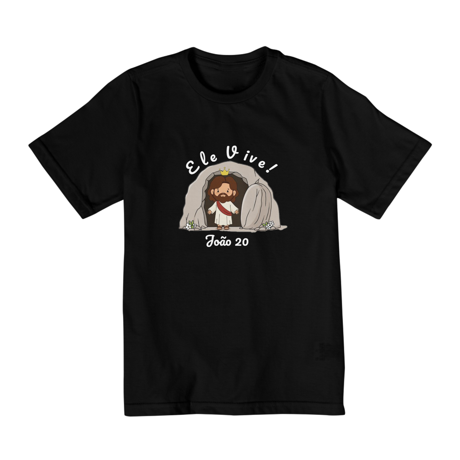 Camisa Infantil 2 a 8 anos - Ele Vive!