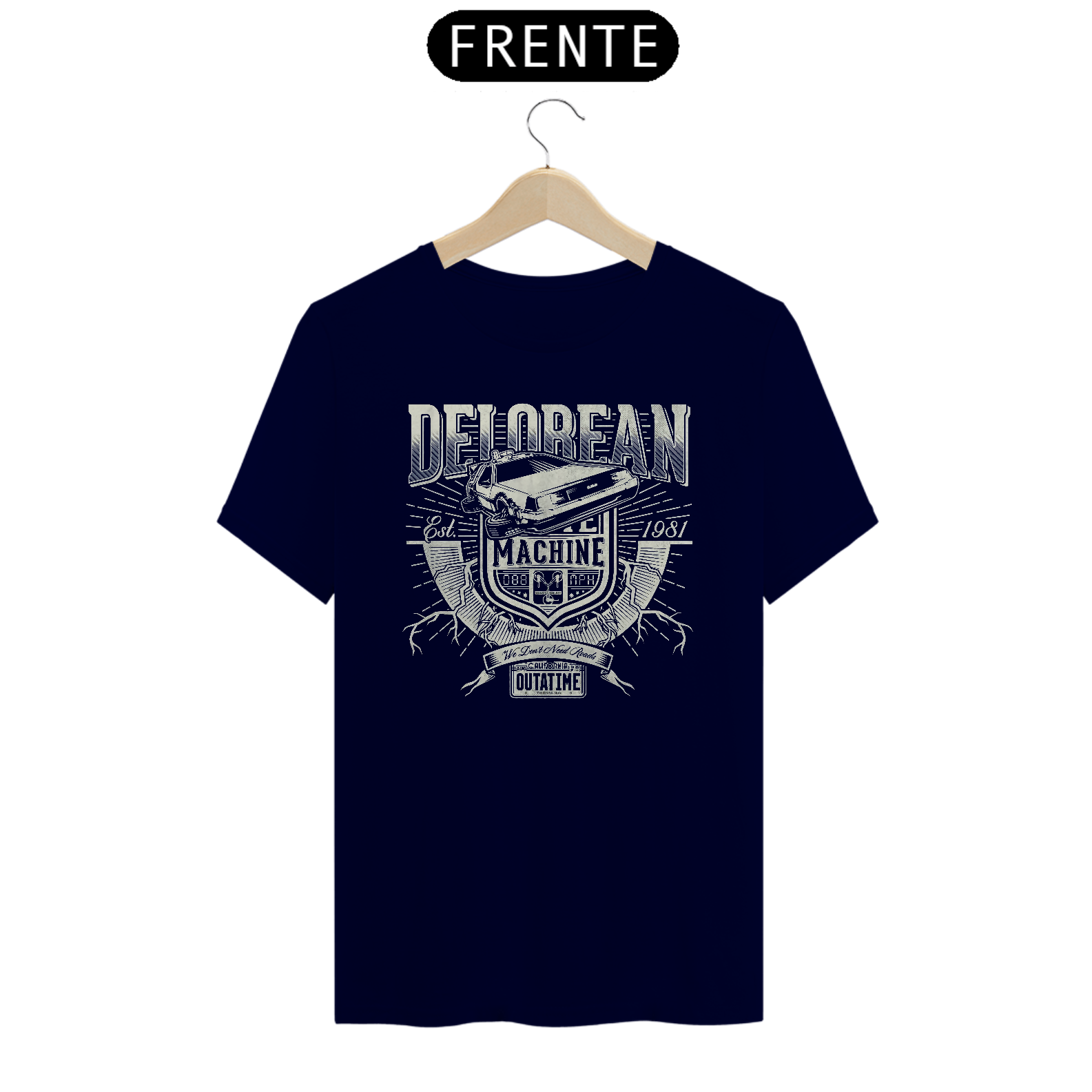 Camiseta De Volta Para o Futuro - Delorean
