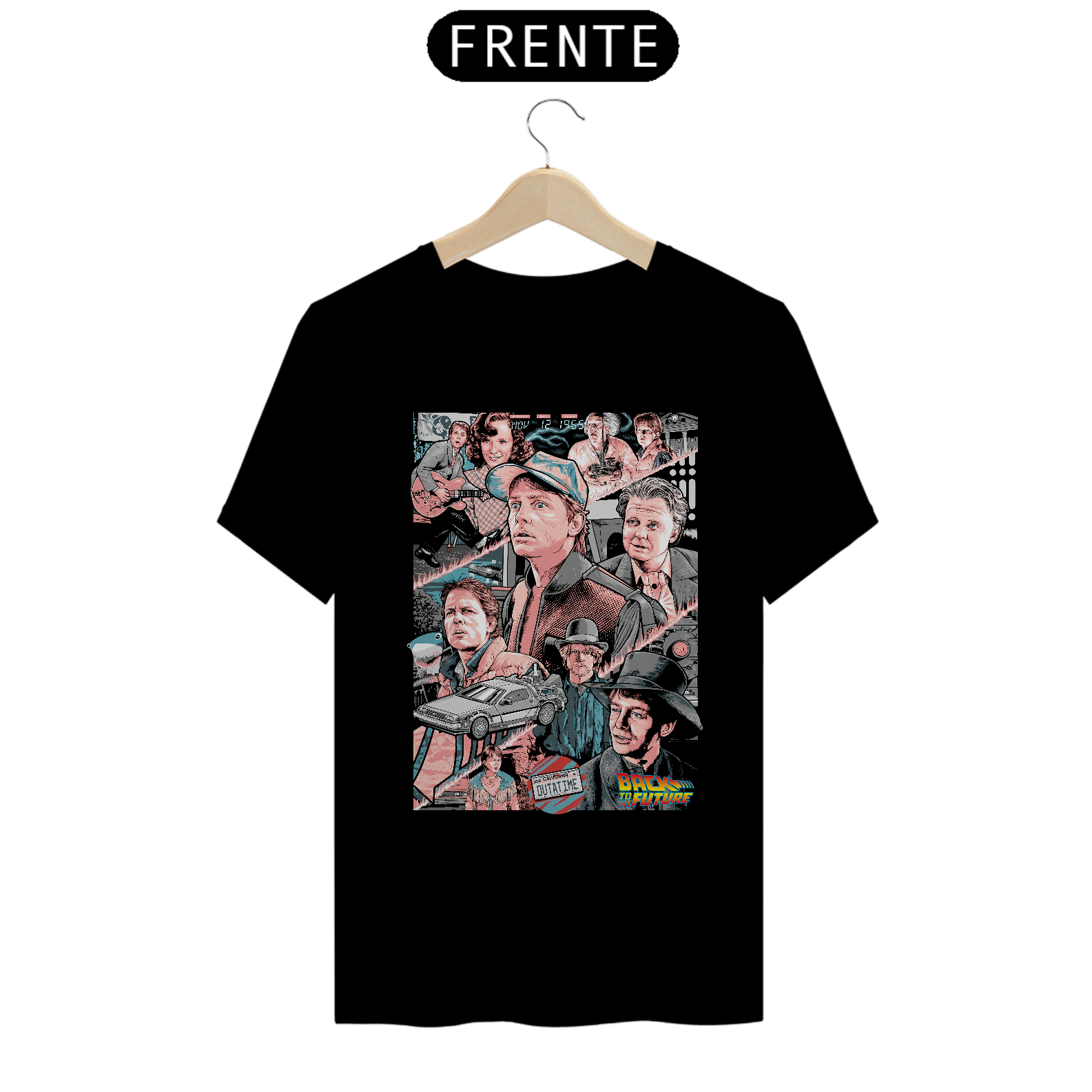 Camiseta De Volta para o Futuro