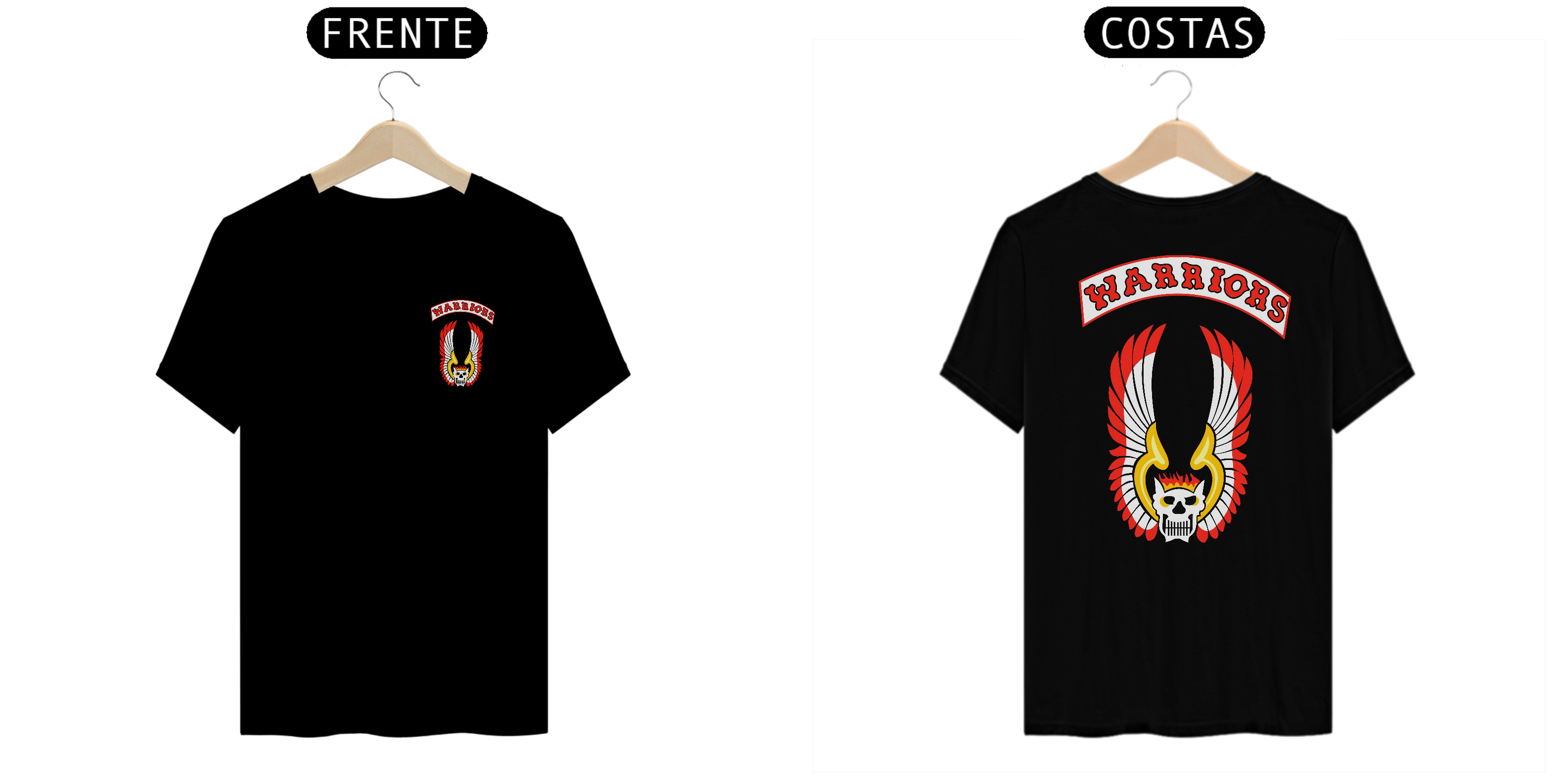 Camiseta Selvagens da Noite - Logo Oficial