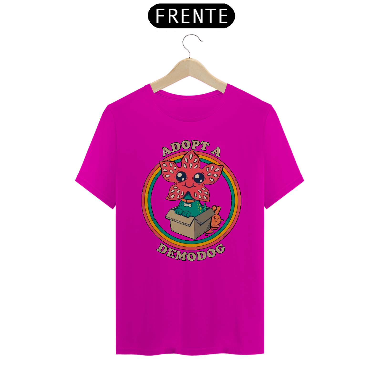 Camiseta Stranger Things - Adopt a Demodog