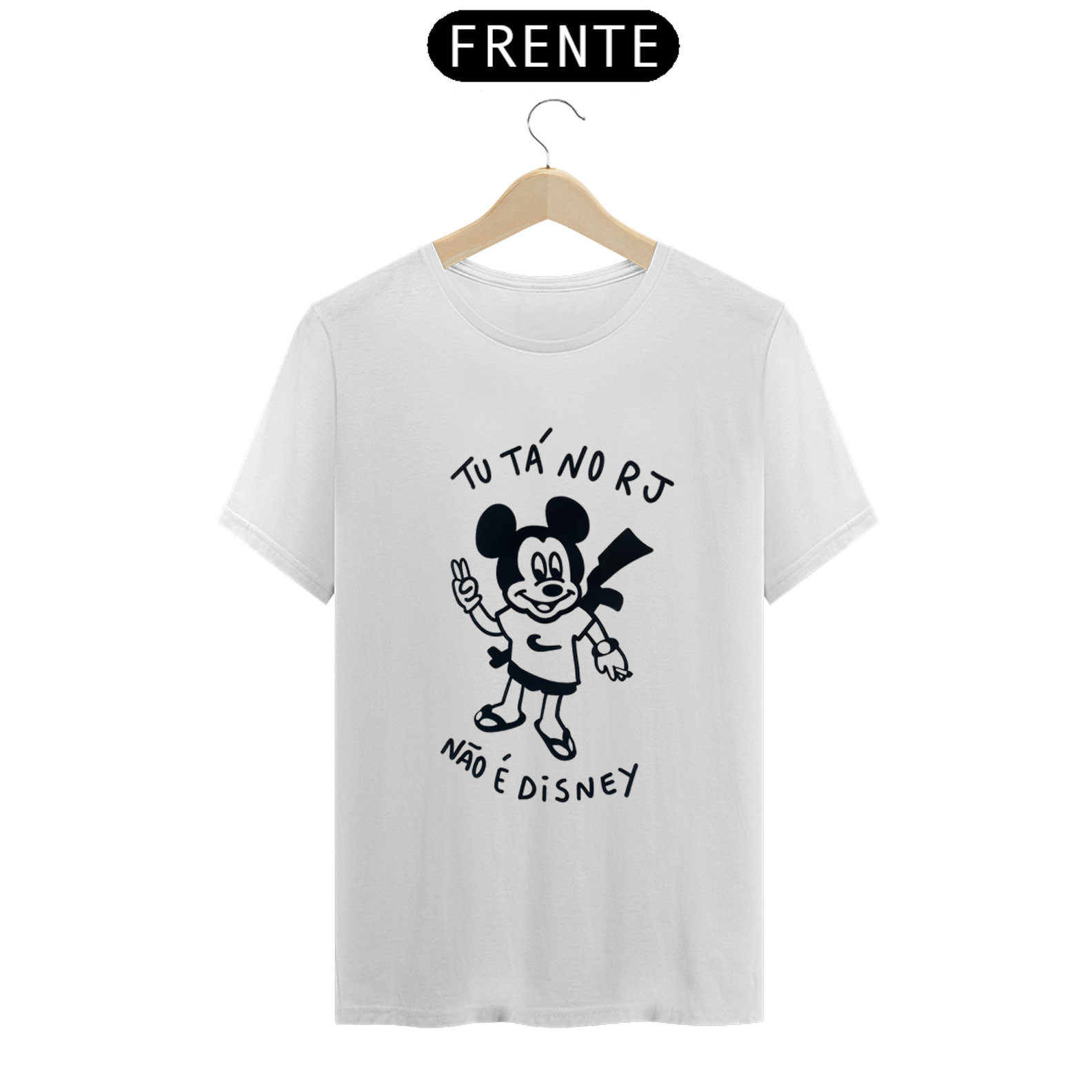 T-Shirt RJ não é Disney