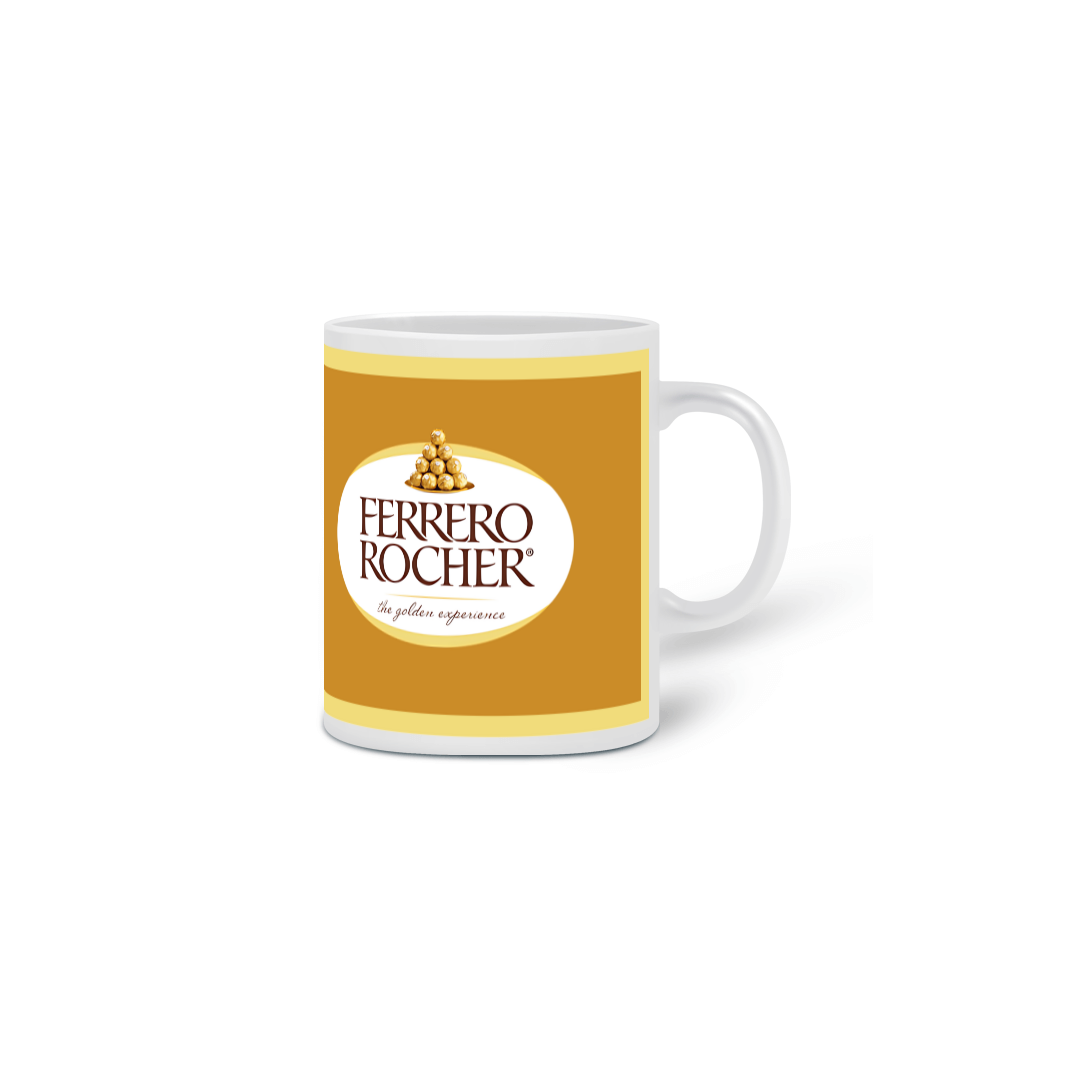 Caneca Porcelana Ferrero Rocher