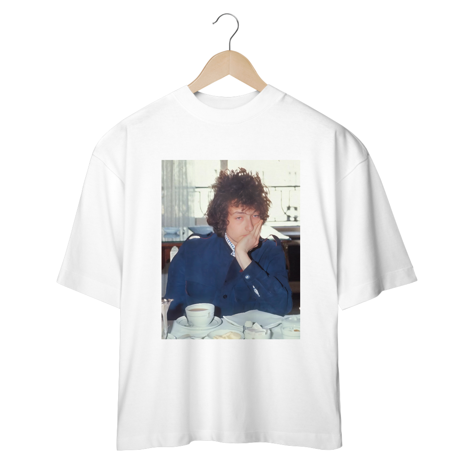 Camiseta Oversized Bob Dylan