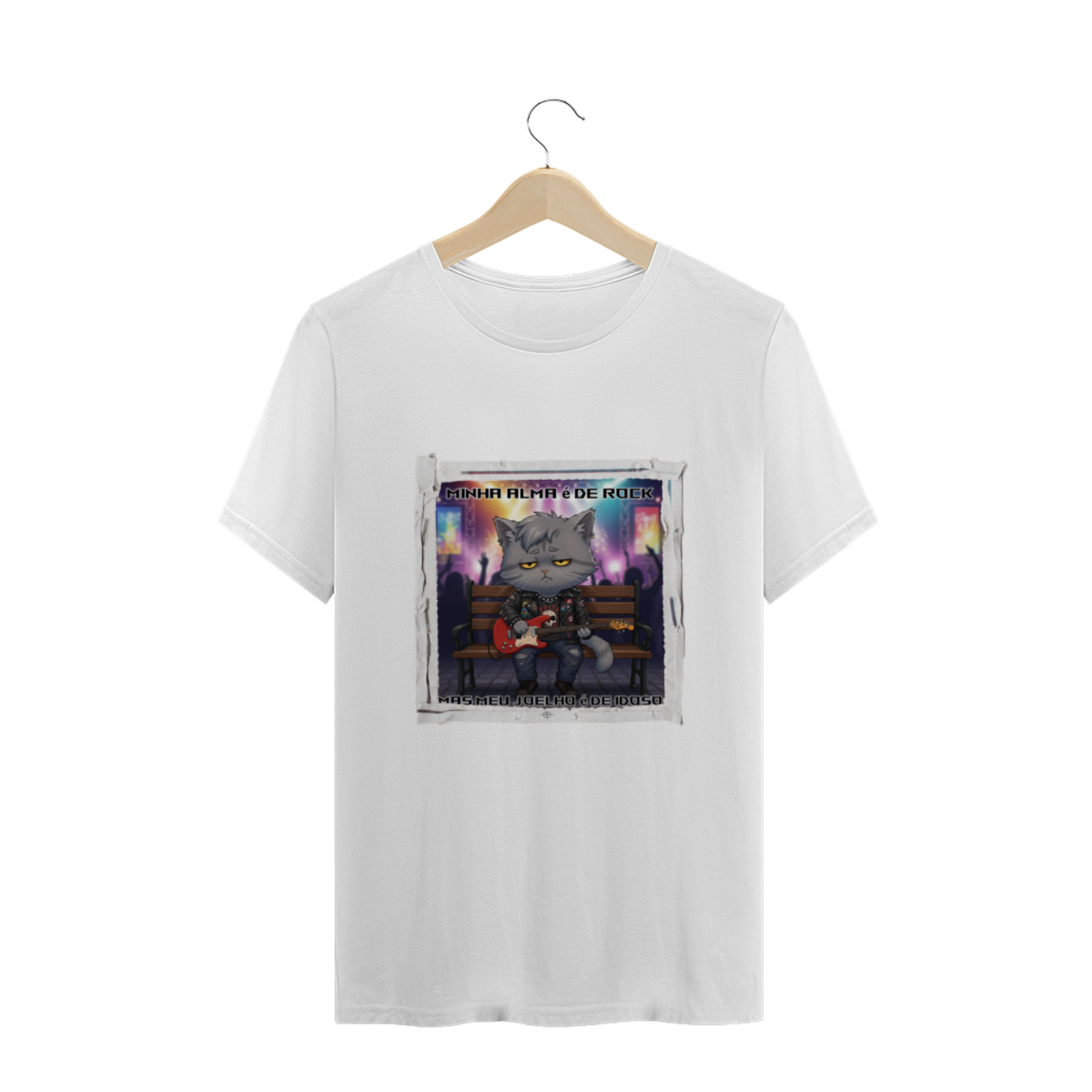 Camiseta plus size alma de rock