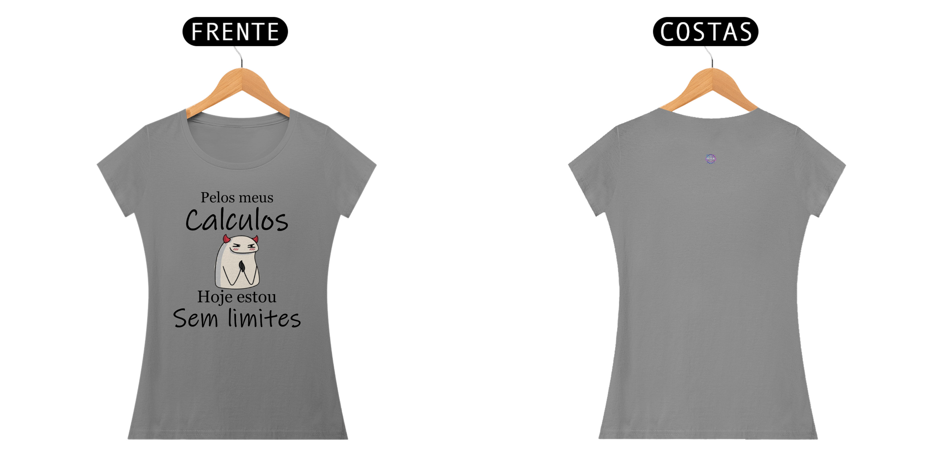 Camiseta feminina Hoje estou sem limites
