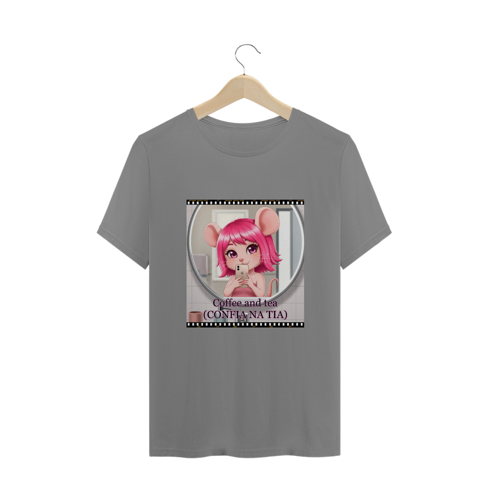 Camiseta plus size unissex Confia na tia