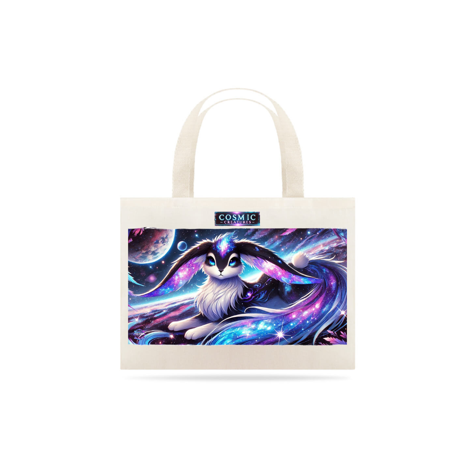Eco bag coleção Cosmic Creatures, Cometuff