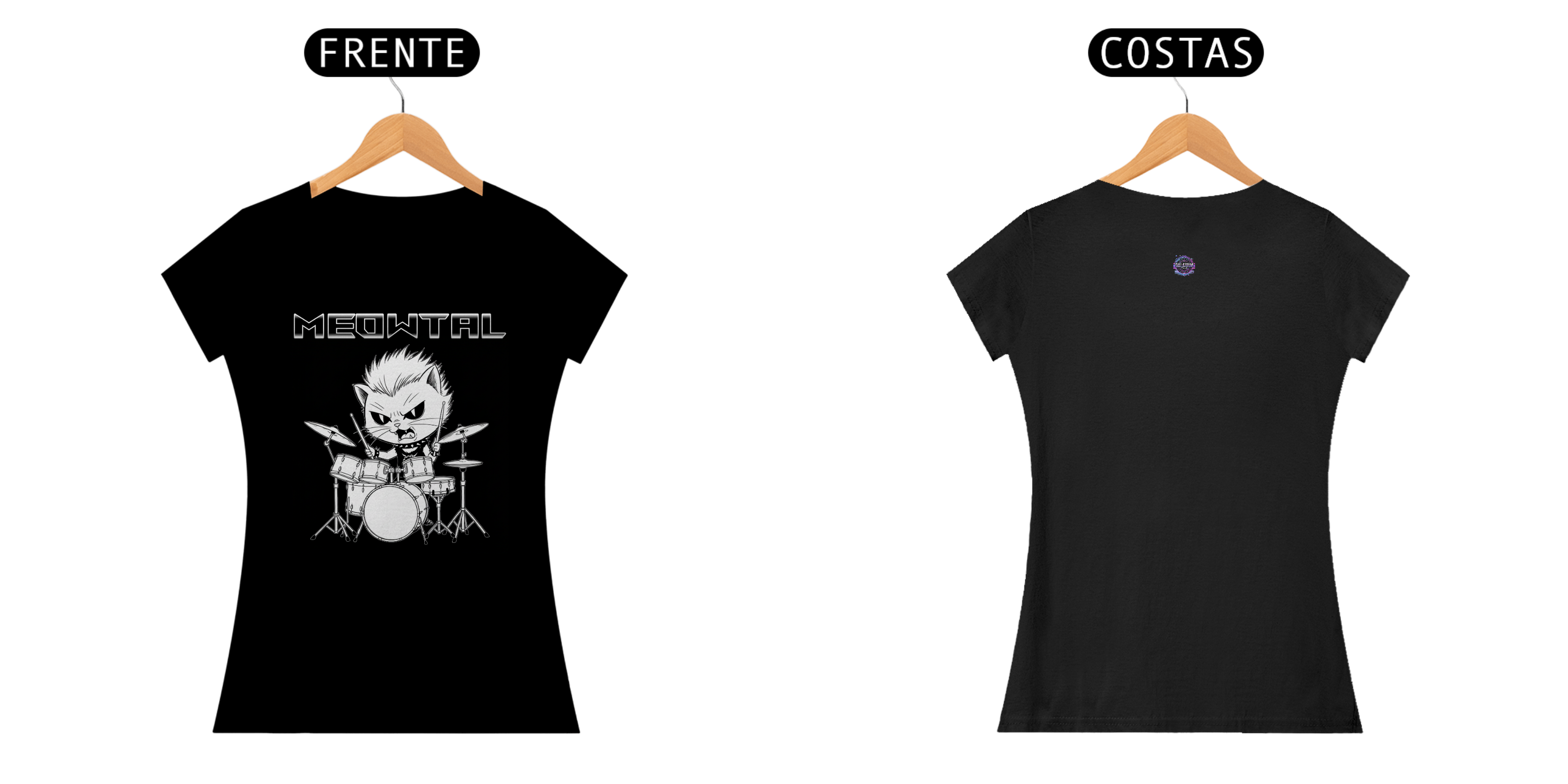 Camiseta Feminina Meowtal