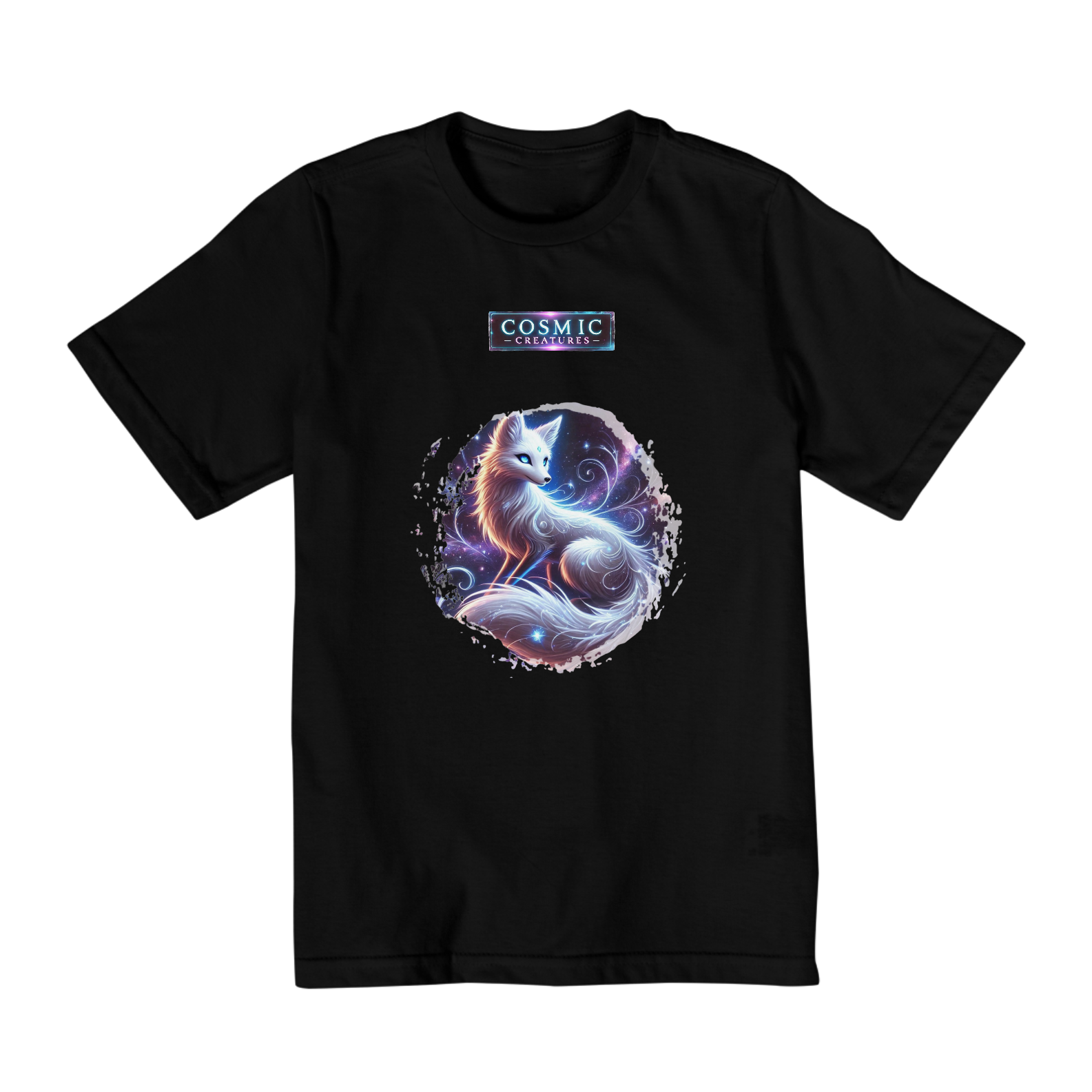 Camiseta infantil 2 a 8 coleção Cosmic Creatures, Aetherfox