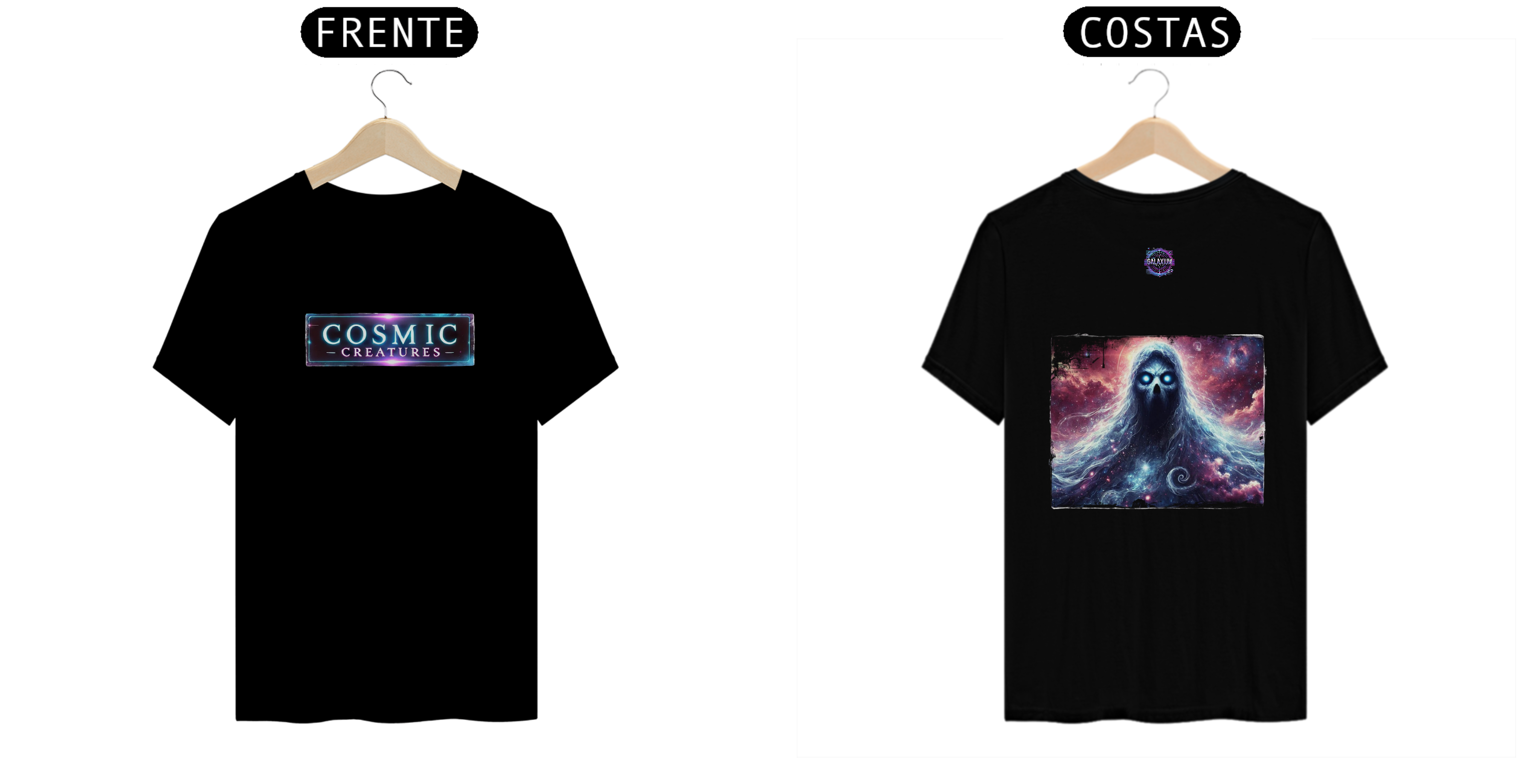 Camiseta unissex coleção Cosmic Creatures, Astrogeist