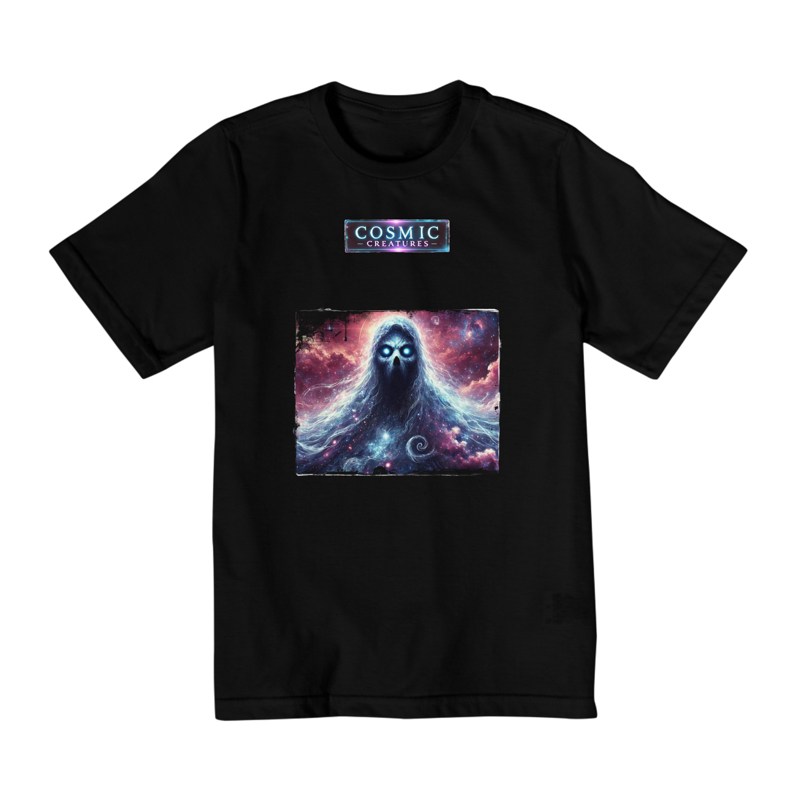 Camiseta infantil (10 A 14) coleção Cosmic Creatures, Astrogeist