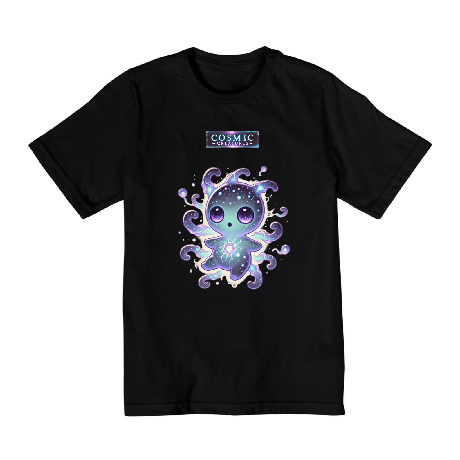 Camiseta infantil (2 a 8) coleção Cosmic Creatures, Voidrix