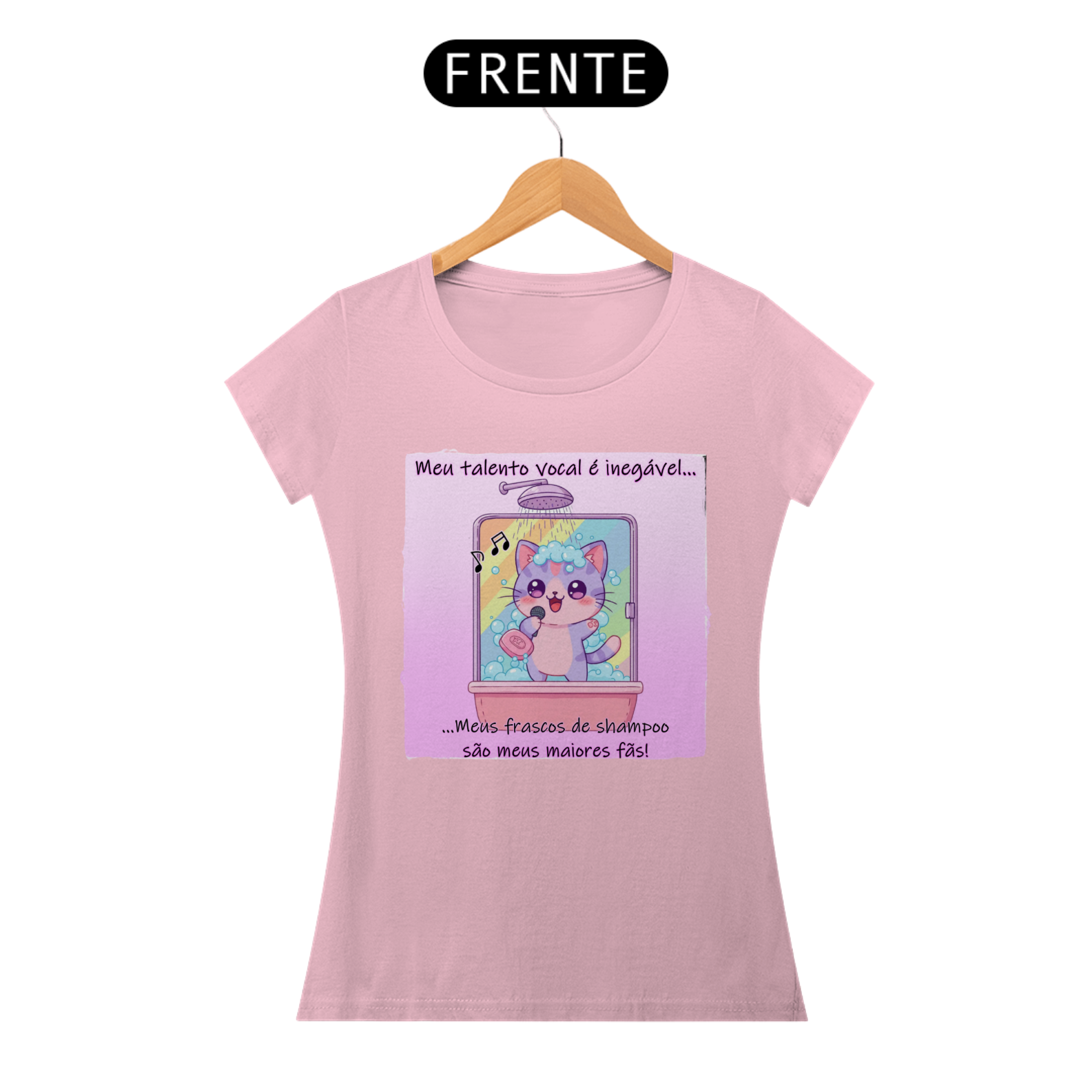 Camiseta unissex Cantor de chuveiro