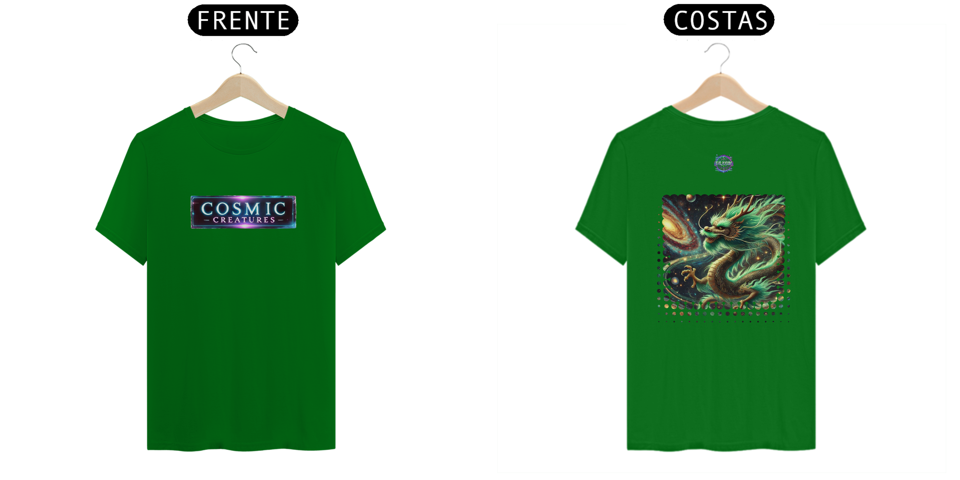 Camiseta unissex coleção Cosmic Creatures, Aurion