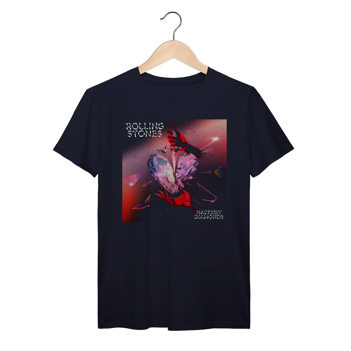 Camiseta Premium Rolling Stones - Hackney Diamonds - Coleção Rock