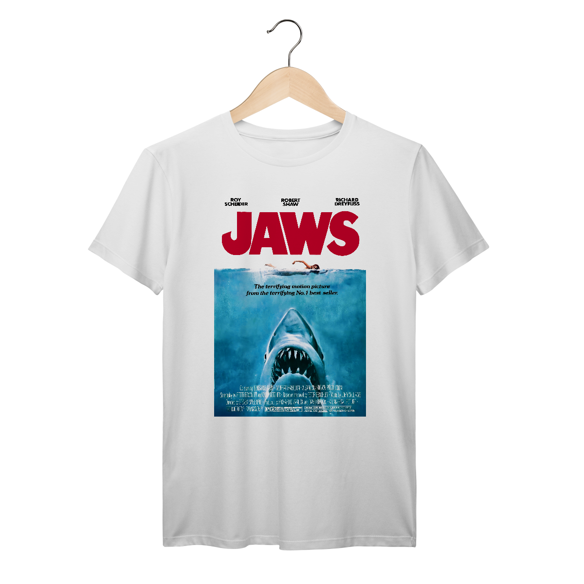 Camiseta Premium Jaws - Coleção Filmes/ Terror