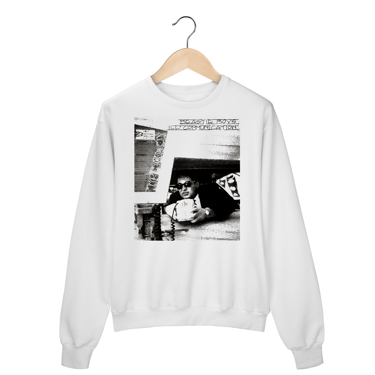 Moleton Fechado Premium Beastie Boys - Ill Comunication - Coleção Rap/ Punk