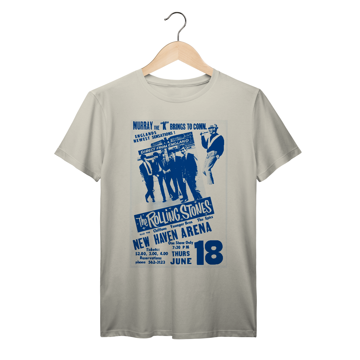 Camiseta Premium Rolling Stones - Coleção Rock