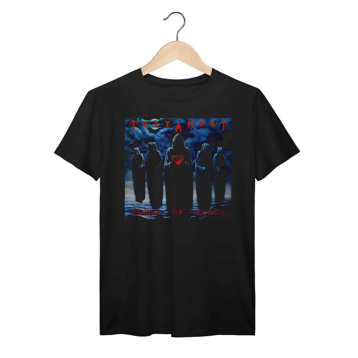 Camiseta Premium Testament - Souls of Black - Coleção Metal