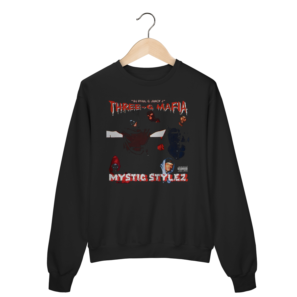 Moleton Fechado Premium Three 6 Mafia - Mystic Stylez - Coleção HipHop