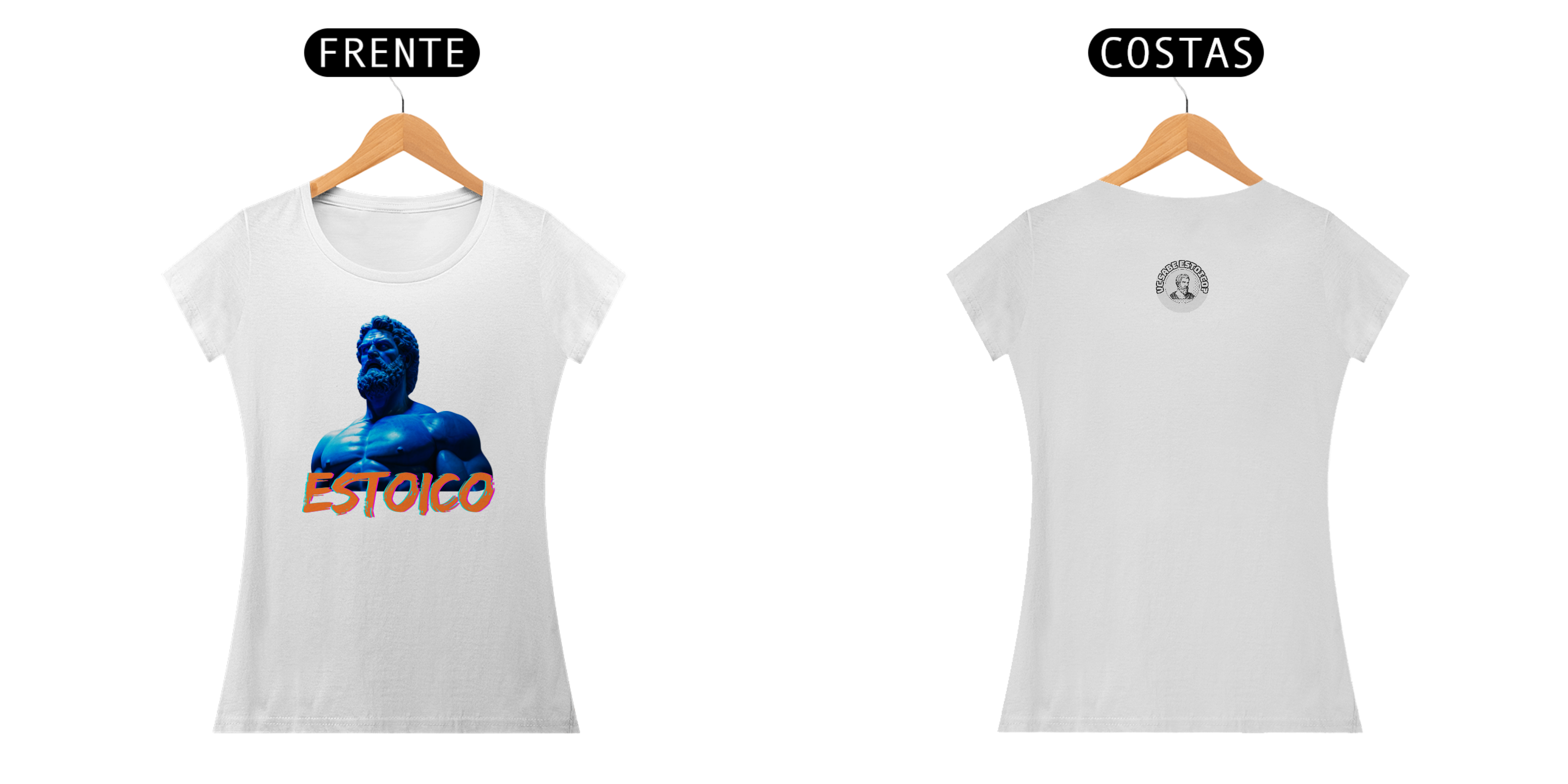 Camiseta Feminina Baby Long Classic Estoico