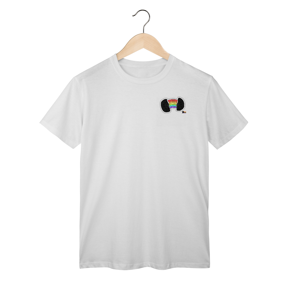 Camisa ARCO-IRIS biscoito colorido