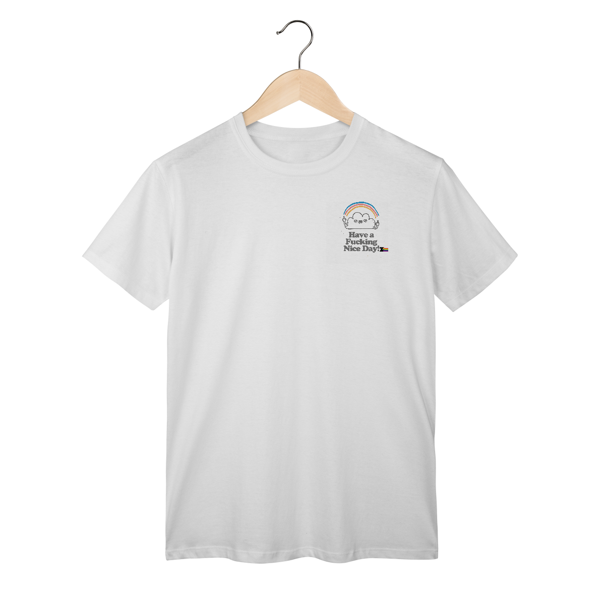 Camisa ARCO-IRIS bom dia!
