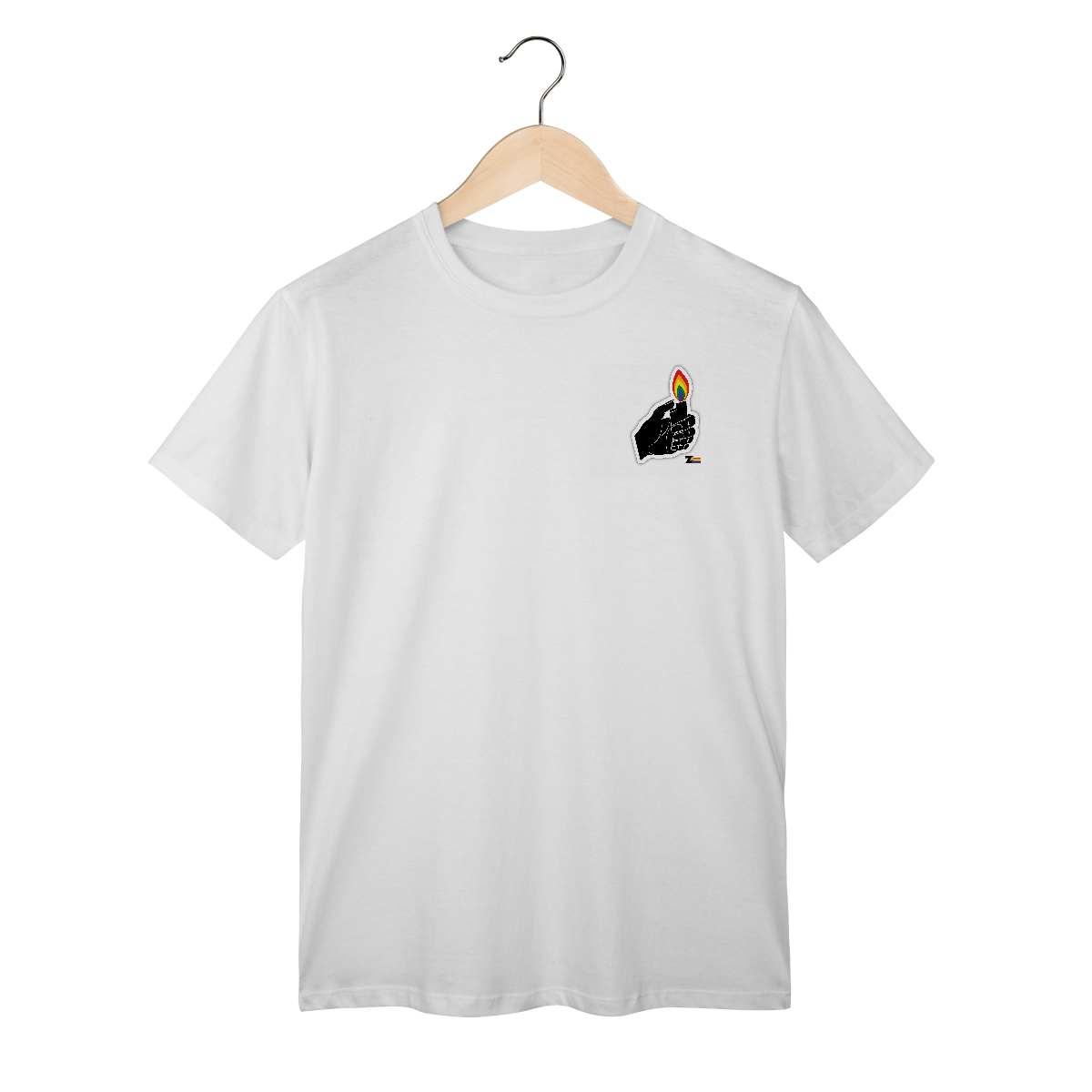 Camisa ARCO-IRIS isqueiro