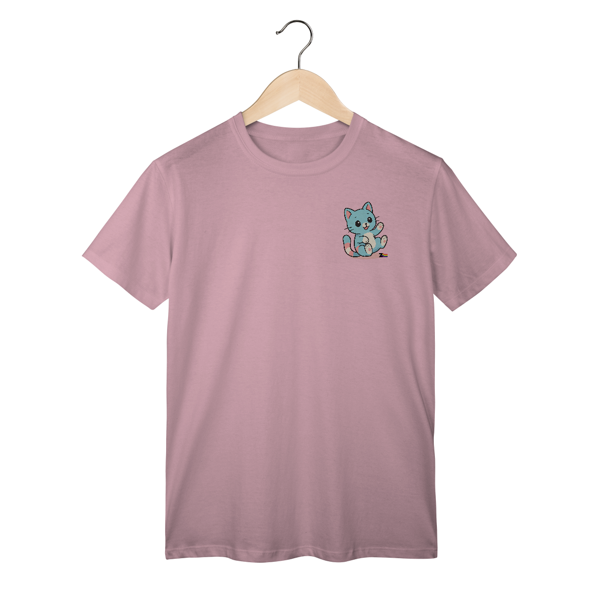 Camisa Trans Gatinho Mascote Feliz