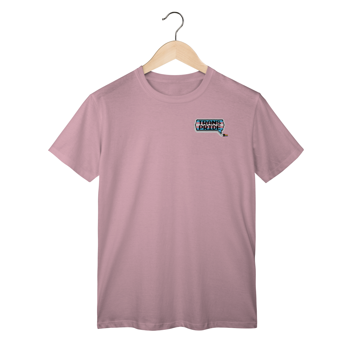 Camisa Trans Pixelado Orgulho Trans