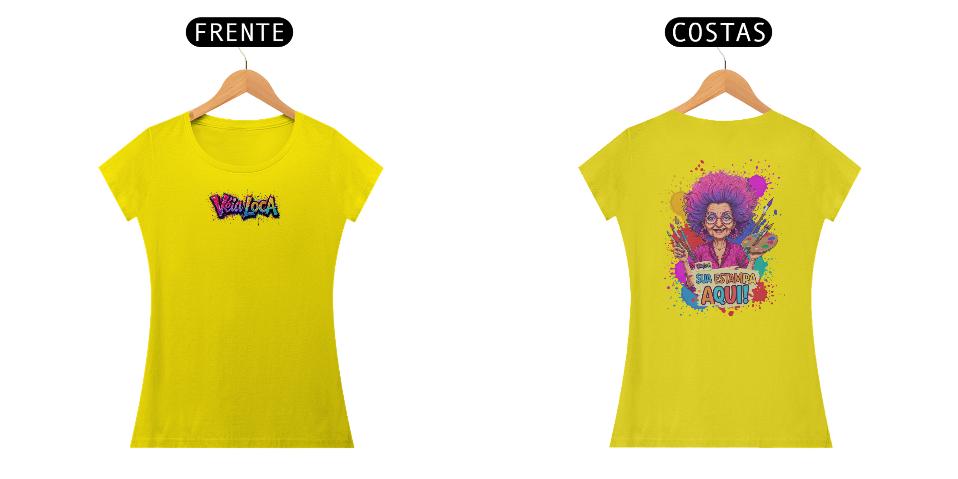 [PERSONALIZÁVEL] Modelo de Baby Long Quality Personalizada - Estampa na frente E nas costas