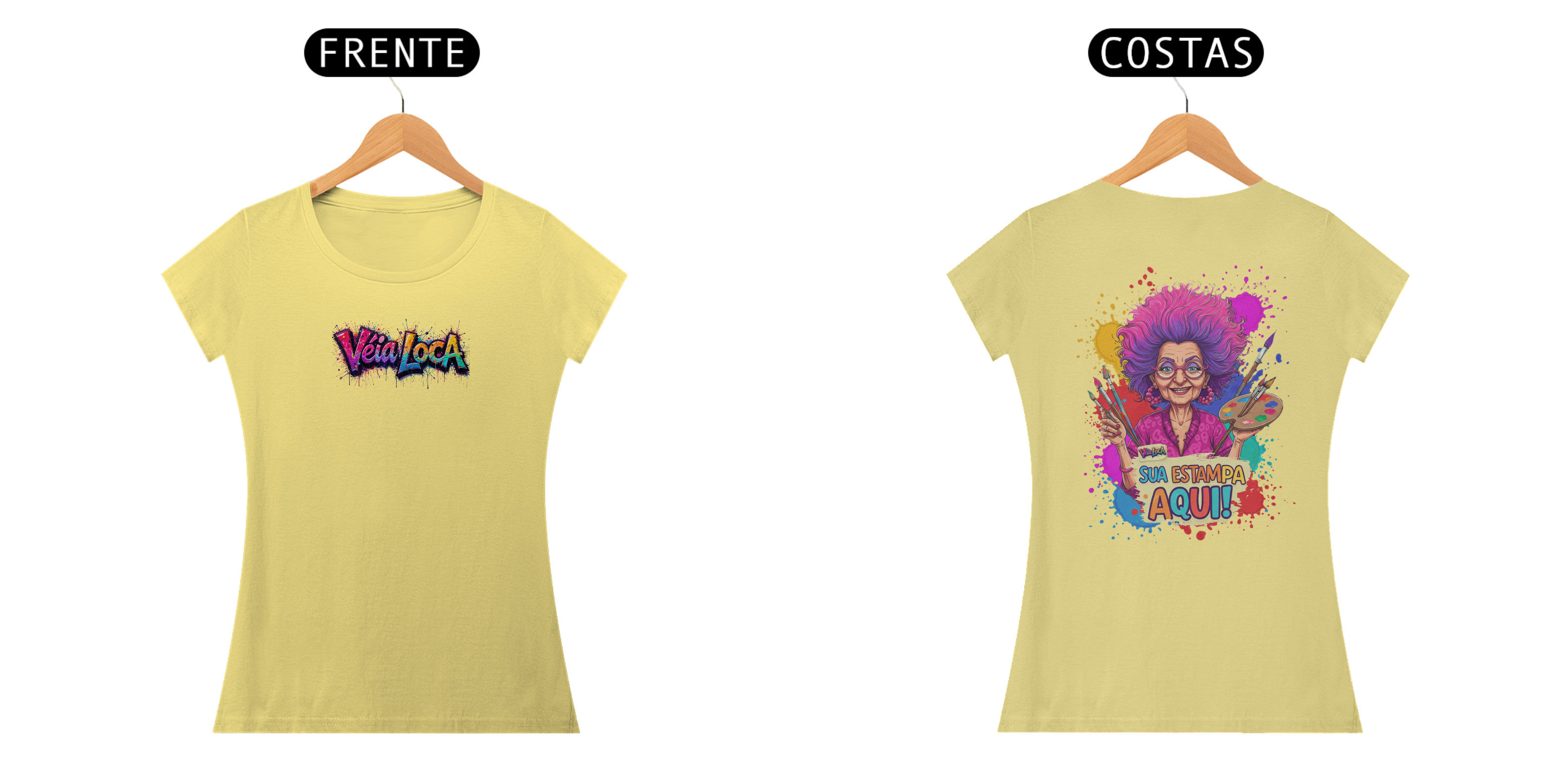 [PERSONALIZÁVEL] Modelo de Baby Long Estonada Personalizada - Estampa na frente E nas costas