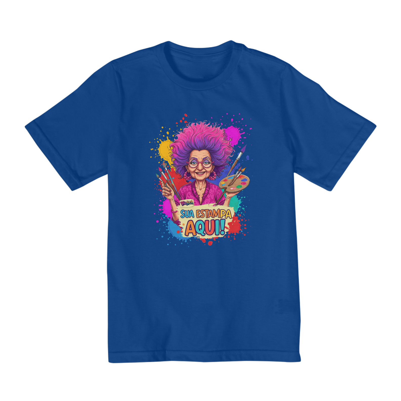 [PERSONALIZÁVEL] Camiseta Infantil Quality - 2 a 8 anos