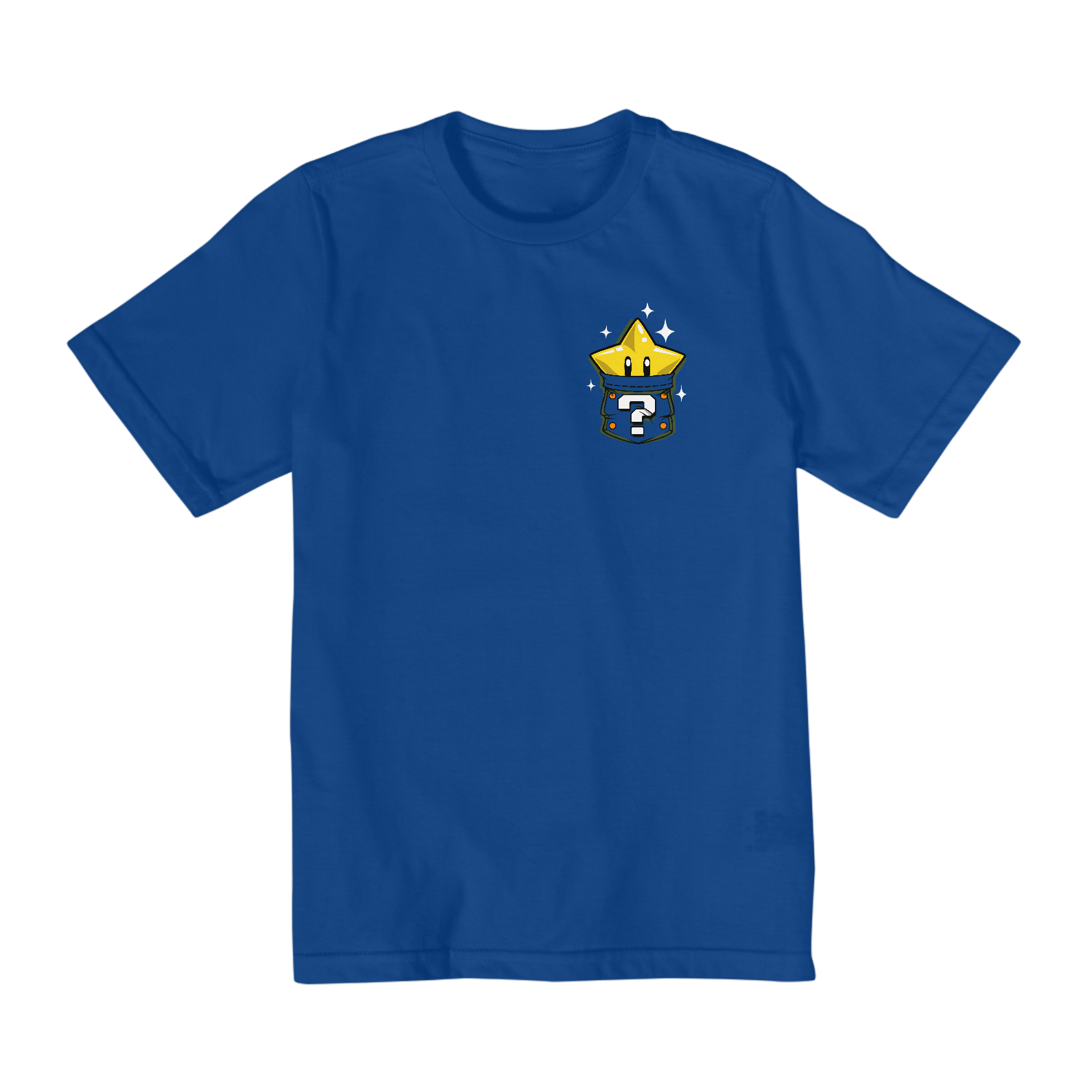 [Infantil] Camiseta Super Star de Bolso (2 a 8 anos)