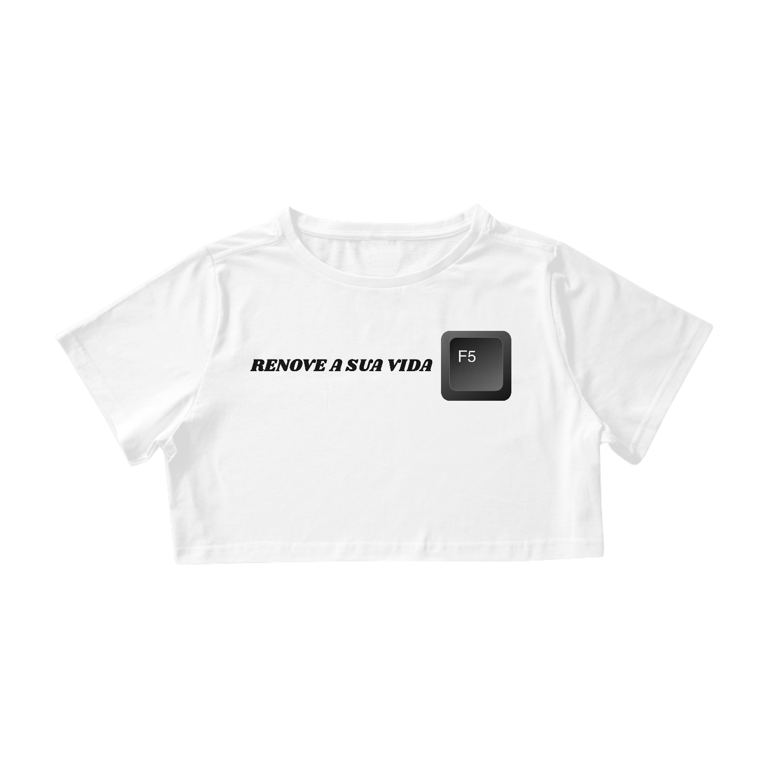 Crooped Branca - F5 Renove a sua vida