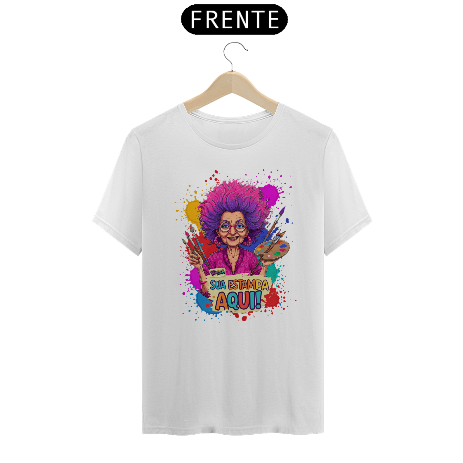 [PERSONALIZÁVEL] Camiseta Classic Personalizada - Estampa somente na frente OU somente nas costas
