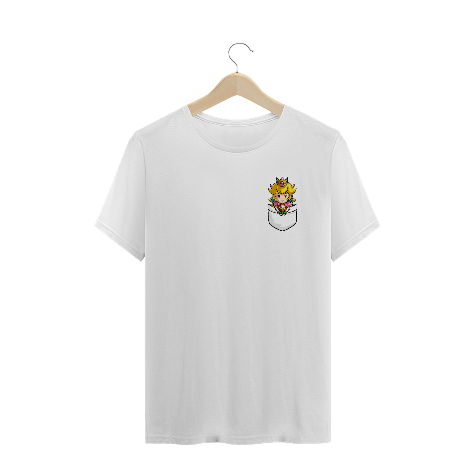 [Plus Size] Camiseta Princesa no Bolso