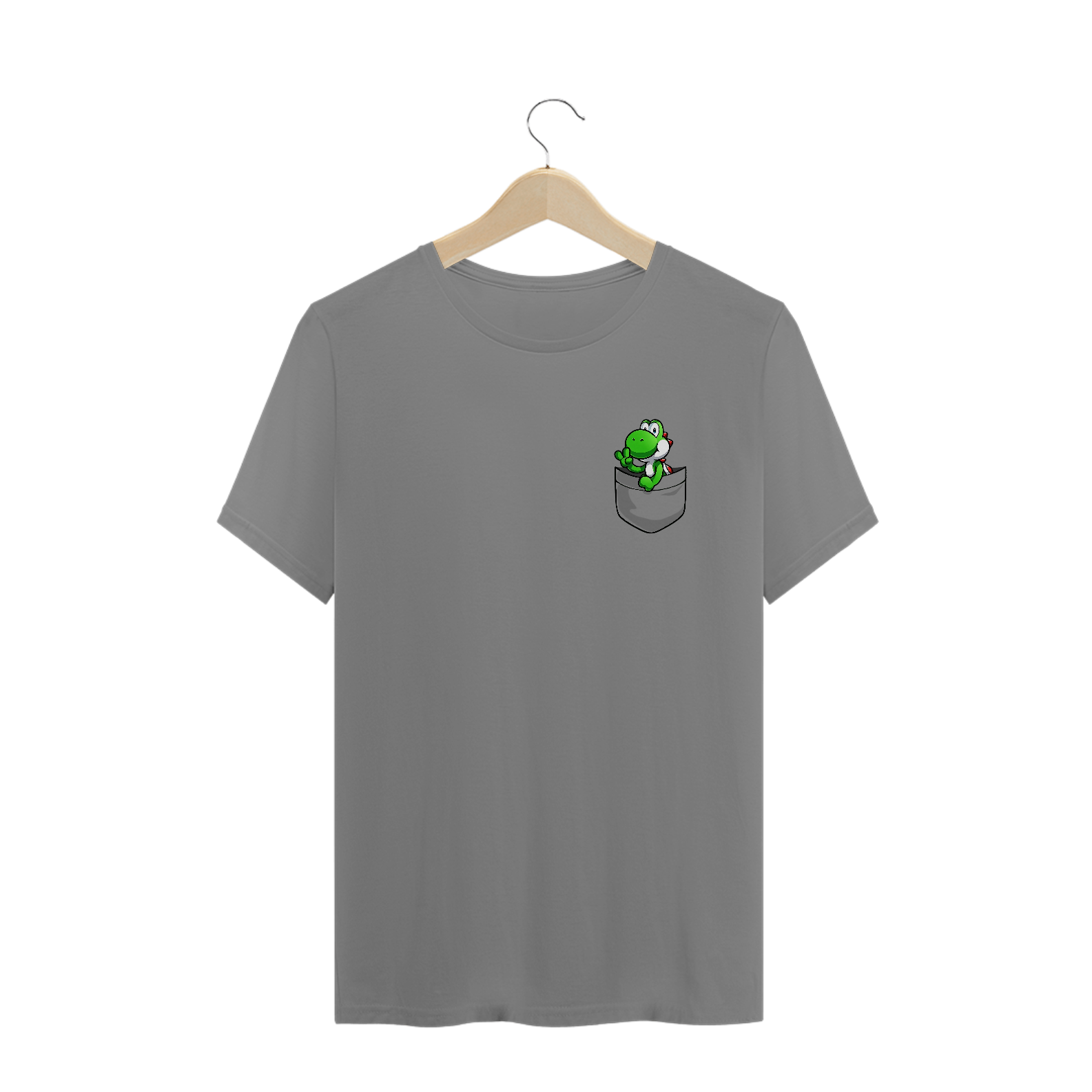 [Plus Size] Camiseta Yoshi no Bolso