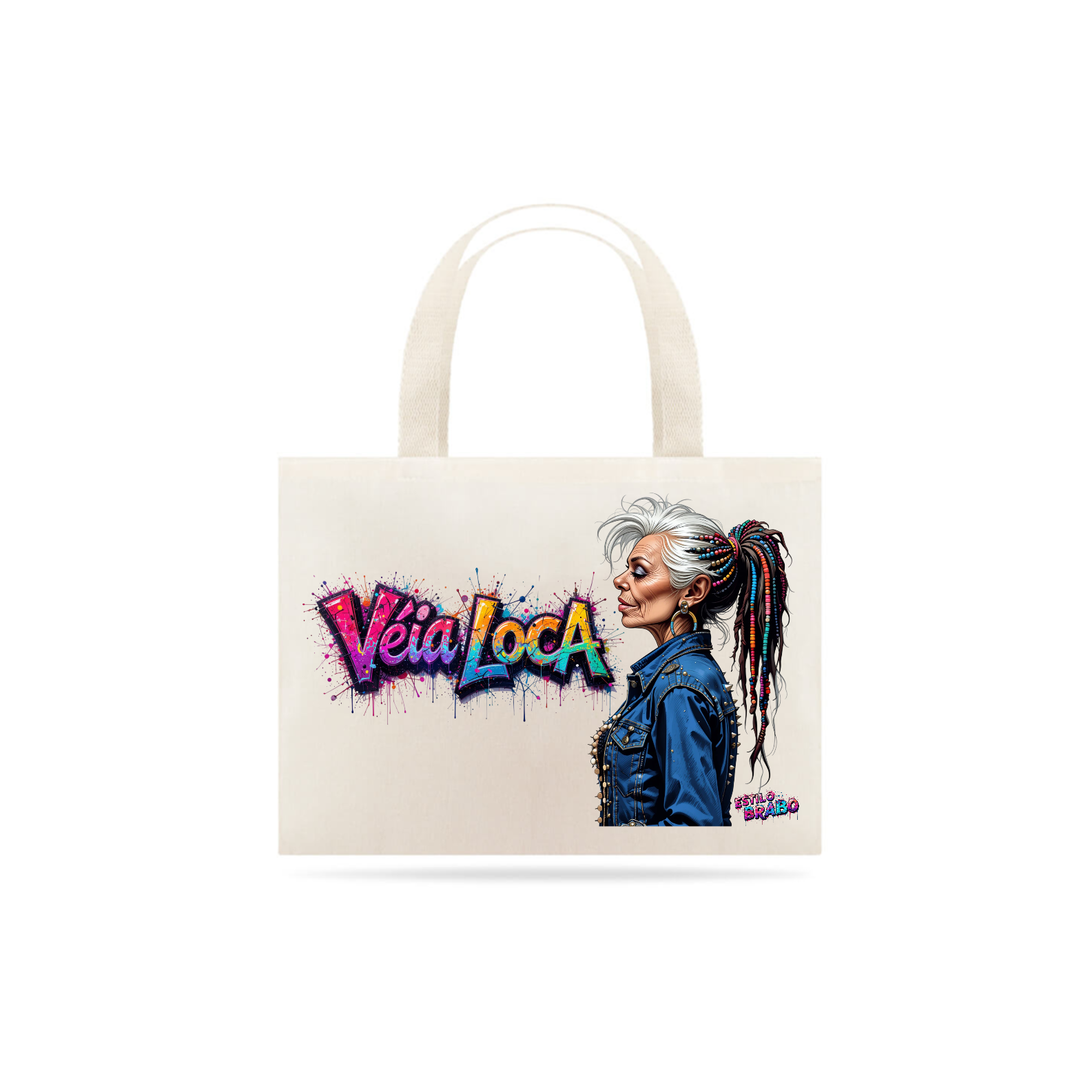 Eco Bag Véia Loca Estilosa