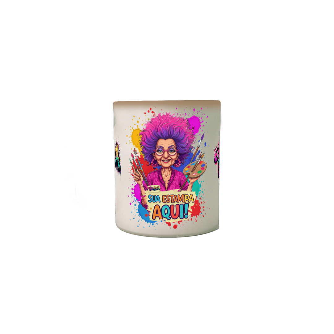 [PERSONALIZÁVEL] Modelo de Caneca Mágica Personalizada