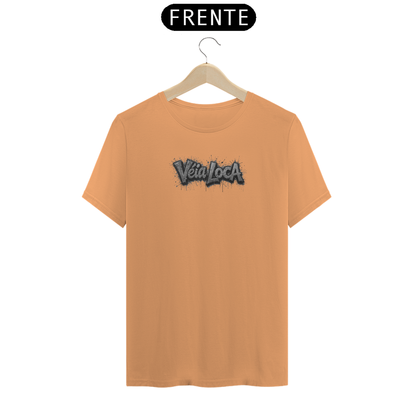 [Estonada] Camiseta Véia Loca - Mete o estilo no peito! (Prata)
