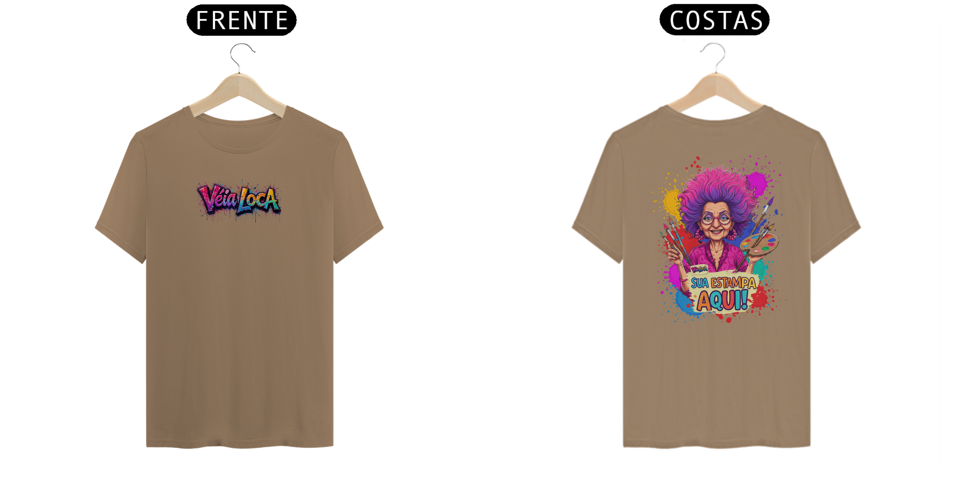 [PERSONALIZÁVEL] Modelo de Camiseta Prime Personalizada - Estampa na frente E nas costas